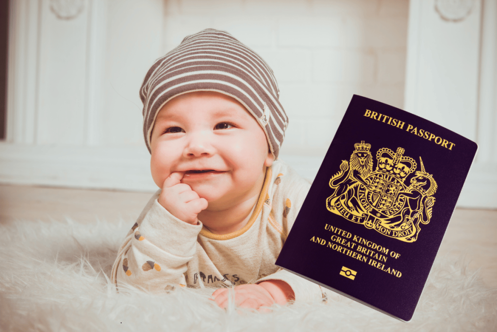 1.infant british passport