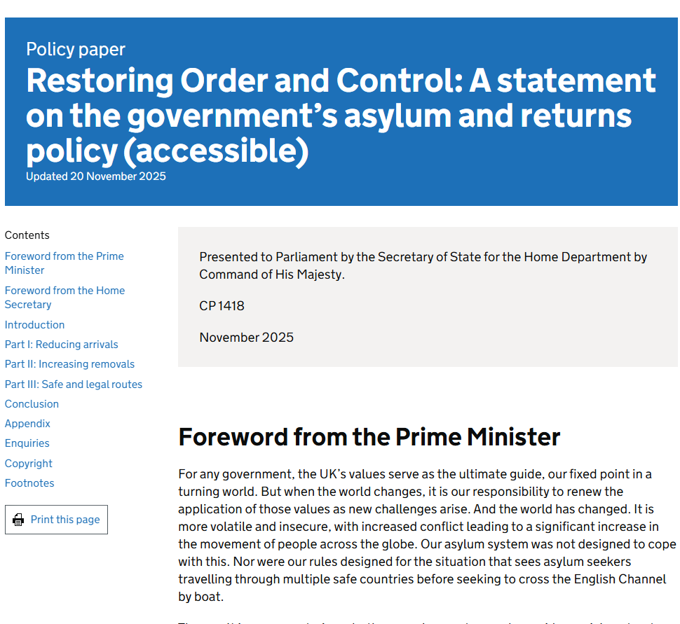 asylum policy video